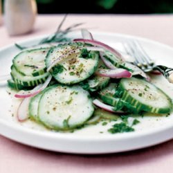 Cucumbers and Onions recipe
