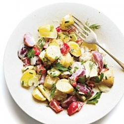 Potato and Vegetable Salad with Mustard Ranch recipe
