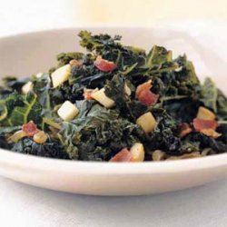 Braised Kale with Bacon and Cider recipe
