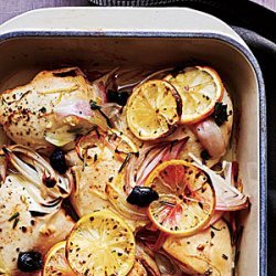 Chicken with Olives and Lemons recipe