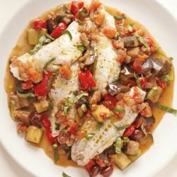 Steamed Fish with Ratatouille recipe