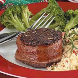 Bacon-Wrapped Beef Filets recipe
