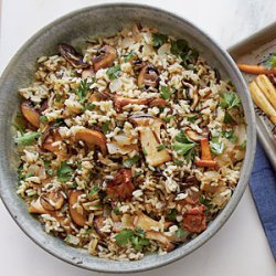 Wild Rice with Mushrooms recipe
