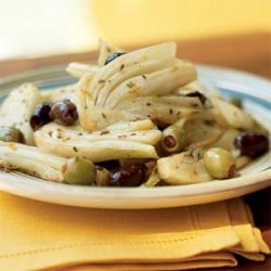 Warm Olives with Fennel and Orange recipe