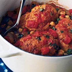 Tagine of Chicken and Chickpeas recipe