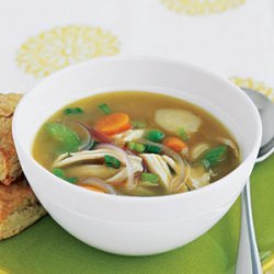 Ginger Chicken Soup with Vegetables recipe