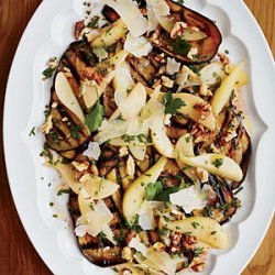 Eggplant, Pear and Pecorino Salad recipe