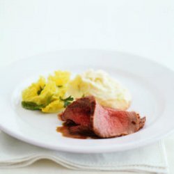 Roast Beef with Horseradish Potatoes recipe