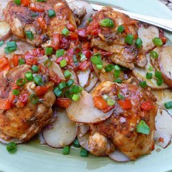 Smoked Paprika Chicken with Red-Skinned Potatoes recipe