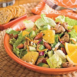 Spicy Pork-and-Orange Chopped Salad recipe
