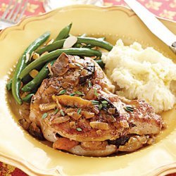 Pork Chops with Dried Fruit Stuffing recipe