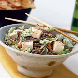 Soba Noodle Salad with Vegetables and Tofu recipe