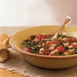 Sausage, Kale, and Bean Soup recipe