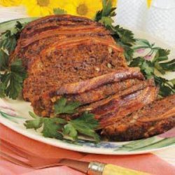 Bacon-Topped Meat Loaf recipe