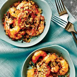 Baked Shrimp with Tomatoes recipe
