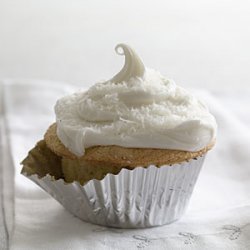 Coconut Chiffon Cupcakes With Marshmallow Frosting recipe