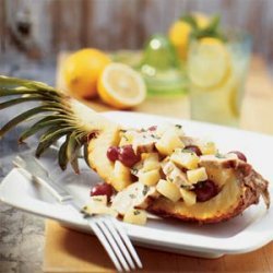 Chicken Salad in Pineapple Boats recipe