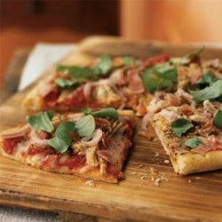Roast Turkey and Prosciutto Pizza recipe