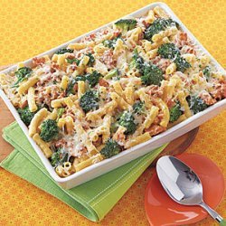 Baked Ziti with Broccoli and Sausage recipe