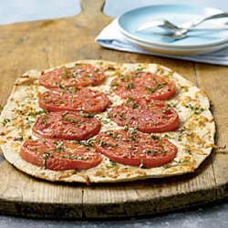 Gorgonzola and Mortgage Lifter Tomato Pizza recipe