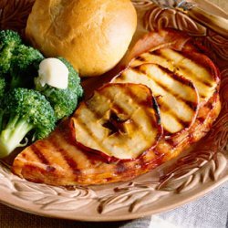 Grilled Ham and Apples recipe