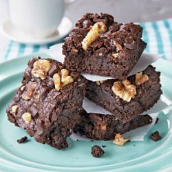 Classic Fudge-Walnut Brownies recipe