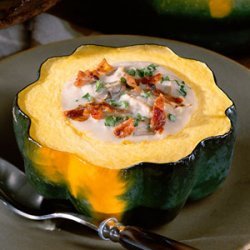Creamed Oysters in Acorn Squash recipe