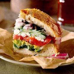 Tuscan Feta Salad Sandwich recipe