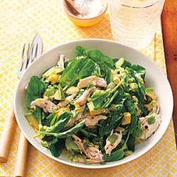 Chicken and Avocado Salad with Wasabi-Lime Dressing recipe