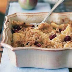Cranberry and Apple Crumble recipe