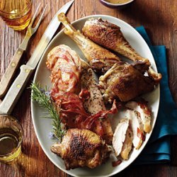 Heritage Turkey with Crisped Pancetta and Rosemary recipe