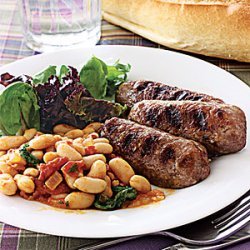 Cannellini Beans with Grilled Italian Sausage recipe