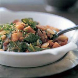 Collard Greens with Lima Beans and Smoked Turkey recipe