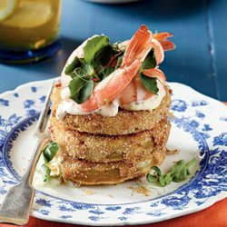 Fried Green Tomatoes with Shrimp Remoulade recipe
