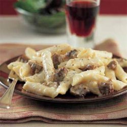 Dracula's Revenge (Baked Penne with Sausage and Garlic) recipe