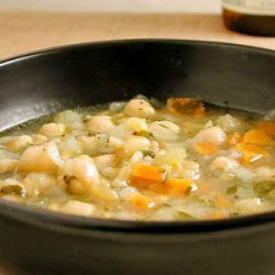 Kamut, Lentil, and Chickpea Soup recipe