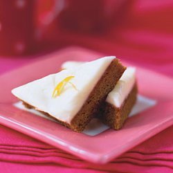Gingerbread Squares with Lemon-Cream Cheese Frosting recipe