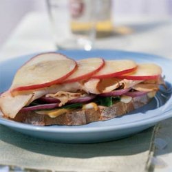 Open-Faced Turkey Sandwich with Apple and Havarti recipe