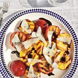 Grilled Stone Fruit with Balsamic Glaze recipe