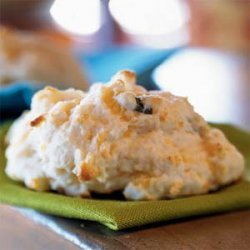 Sour Cream, Cheddar, and Green Onion Drop Biscuits recipe