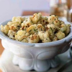 Roasted Cauliflower with Fresh Herbs and Parmesan recipe