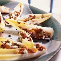 Endive Stuffed with Goat Cheese and Walnuts recipe