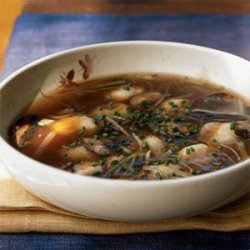 Potato Gnocchi in Mushroom Broth recipe