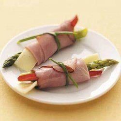 Asparagus Ham Roll-Ups recipe