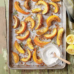 Parmesan-Rosemary Pumpkin Wedges recipe