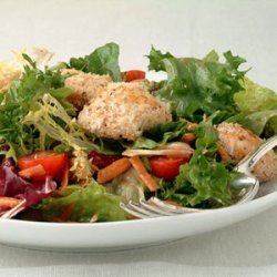Mixed Salad with Hoisin Vinaigrette and Crisp Panko Chicken recipe