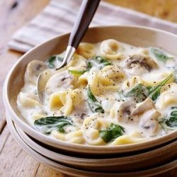 Creamy Slow Cooker Tortellini Soup recipe