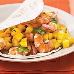 Shrimp Soft Taco With Mango Lime Salsa recipe