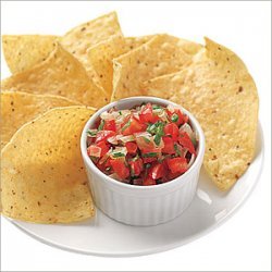 Homemade Tomato Salsa with Chips recipe
