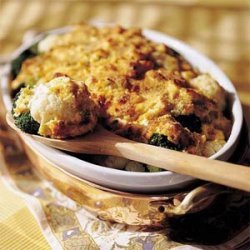 Broccoli-and-Cauliflower Gratin recipe